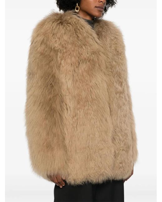 Prada Natural Shearling Jacket