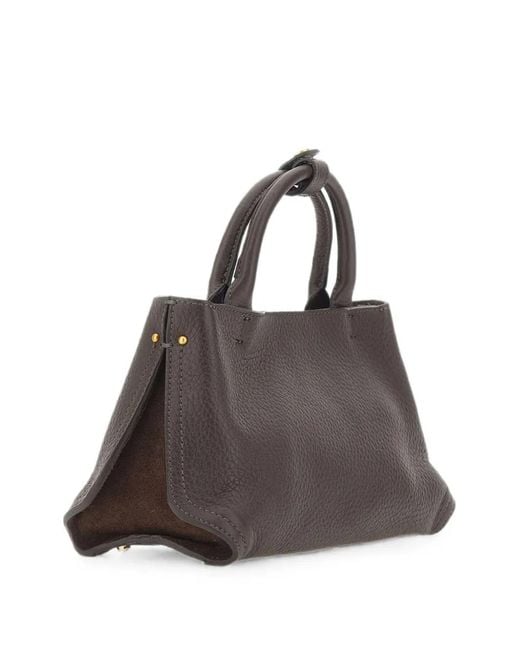 Gianni Chiarini Brown Amal Leather Tote Bag