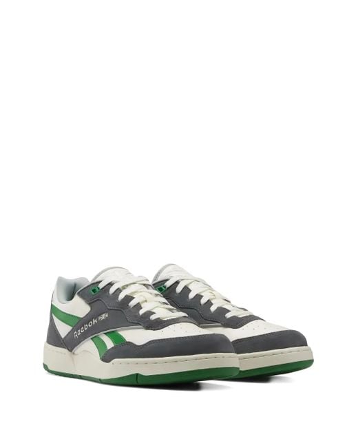 Reebok Green Bb4000 Suede Trainers for men