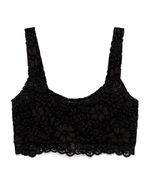 Canotta Con Pizzo di A PAPER KID in Black
