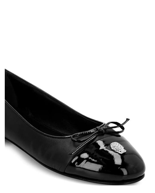 Philipp Plein Black Skull Ballet Flats