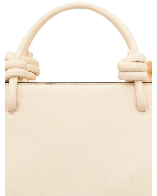 Tous ノットハンドル ハンドバッグ Natural