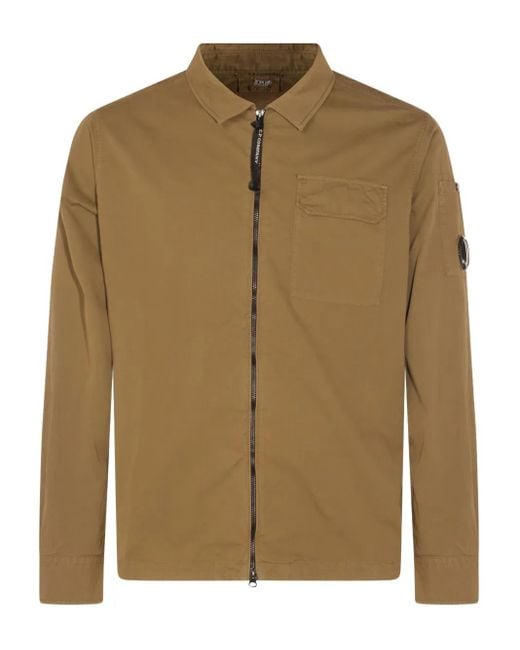 Sobrecamisa con bolsillo con cremallera C P Company de hombre de color Green