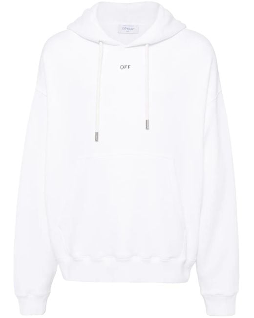 メンズ Off-White c/o Virgil Abloh ロゴ パーカー White