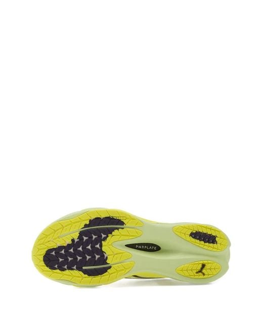 PUMA Yellow Deviate Nitro 4 Sneakers