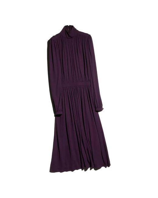 Gucci Purple Light Viscose Crêpe Jersey Dress