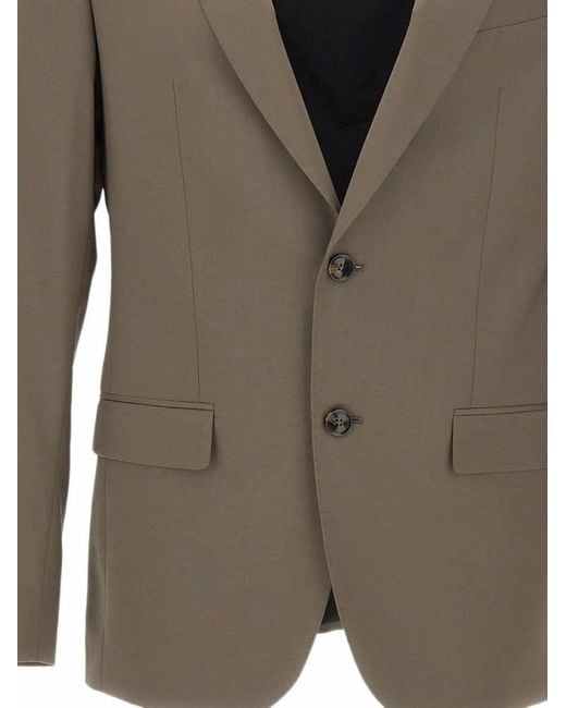 DIGEL Brown Notch-Lapels Suit for men