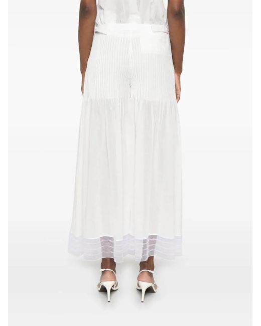 Pantalon À Pinces Christopher Esber en coloris White