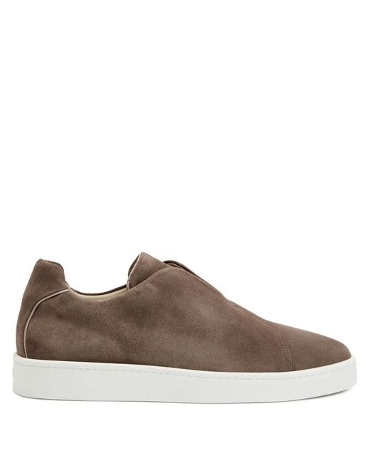 Aurélien Aur3 Sneakers Aus Wildleder in Brown für Herren
