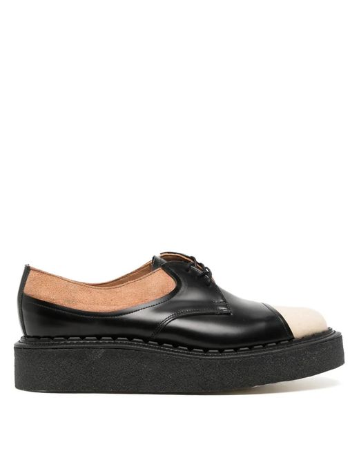 Comme des Garçons Black X George Cox Colour-Block Leather Derby Shoes for men