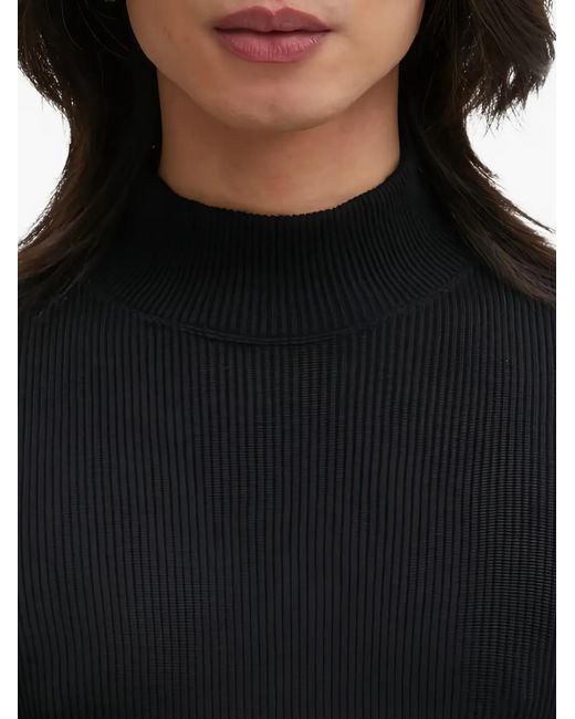 Visvim Black Ribbed Roll-Neck Jumper for men