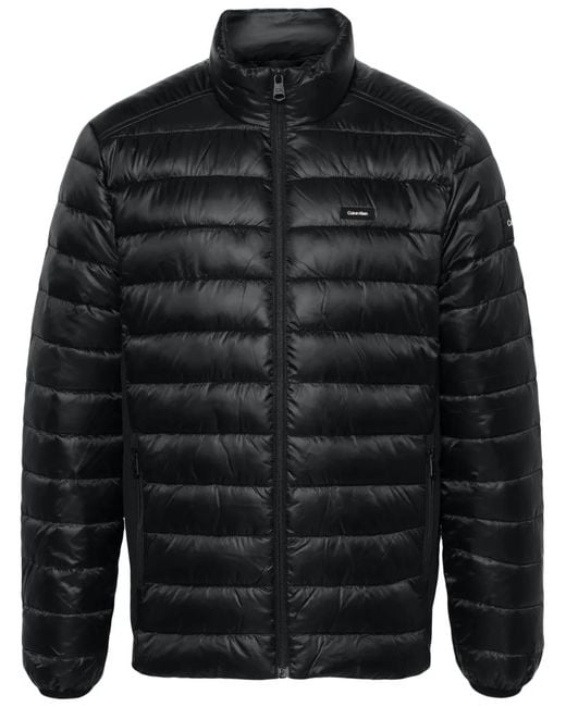 Calvin Klein Black Quilted Padded Jacket for men