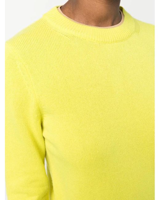 Jersey con cuello redondo Tory Burch de color Yellow