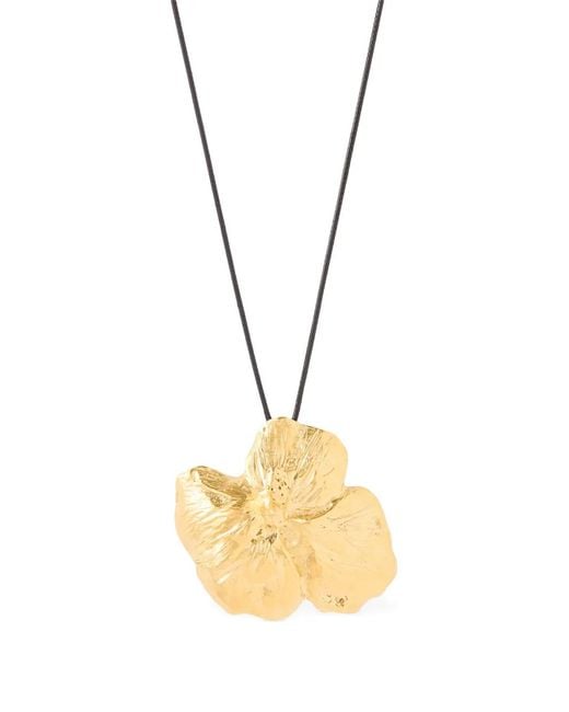 Collier Hibiscus YSSO en coloris Metallic
