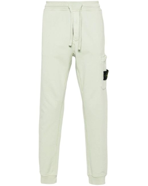 Stone Island Natural Compass-motif Track Pants for men