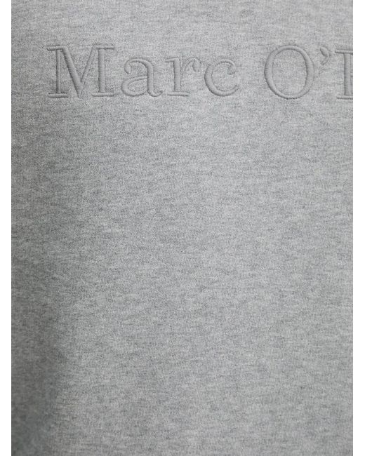 Marc O' Polo Gray Logo Hooded Knitwear for men