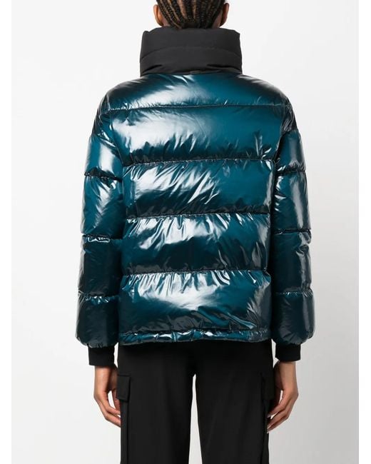 Herno Green High-Neck Padded Jacket