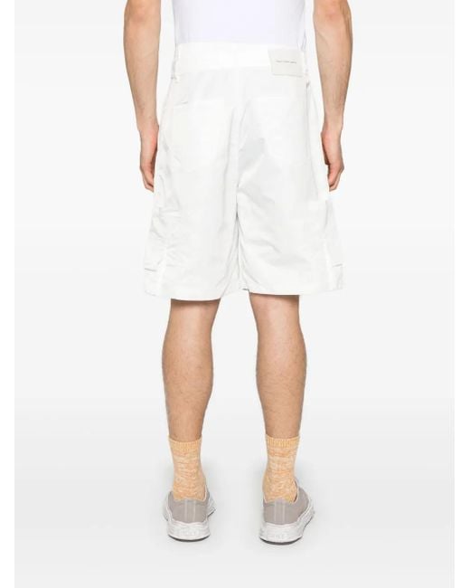 Feng Chen Wang Klassische Cargo-Shorts in White für Herren
