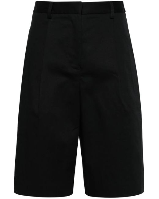 Chino Corti A Vita Alta di Matteau in Black