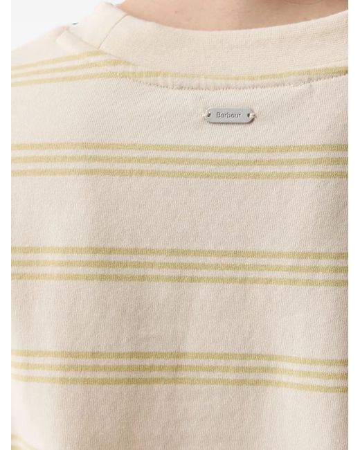 Barbour Natural Dartmoot Long-Sleeve Cotton T-Shirt