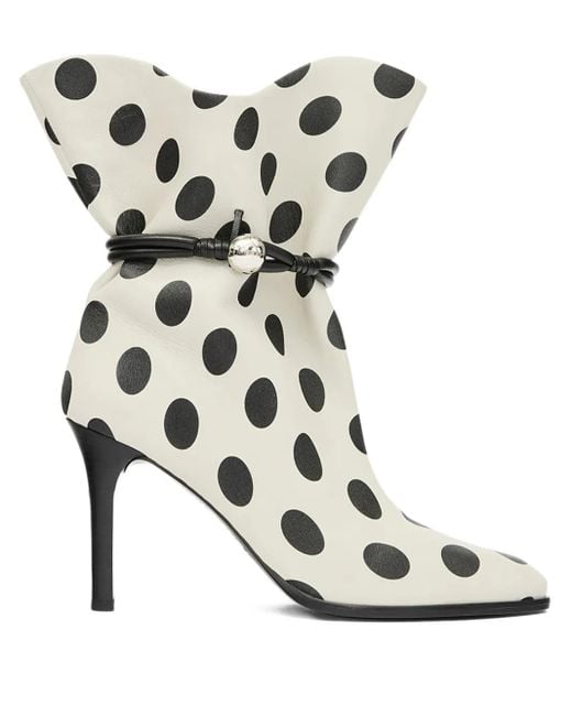 Isabel Marant White Lolya Stiefel 90mm