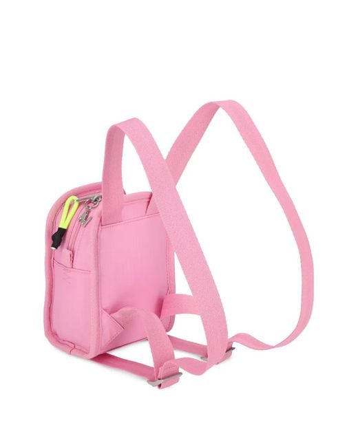 MSGM Pink Shoulder Strap Backpack for men