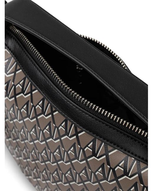 ARMANI EXCHANGE Gray Monogram Tote Bag