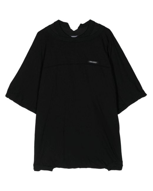 Undercover Black Logo-appliqué Cotton T-shirt for men