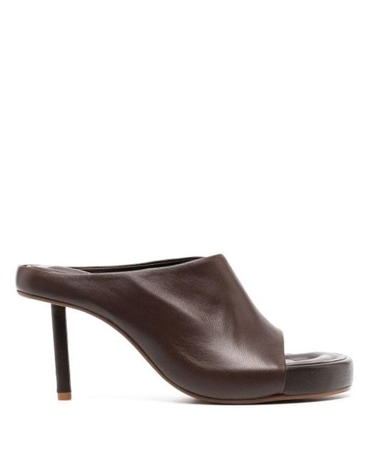 Jacquemus Brown Les Mules Nuvola Leather Mules