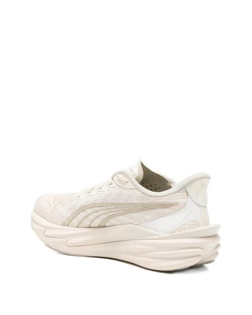 PUMA White Deviate Nitro 4 Wns