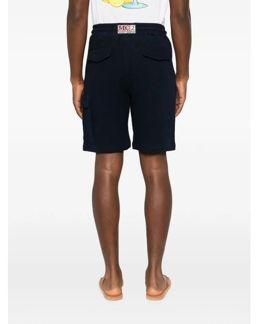 Mc2 Saint Barth Blue Marseille Shorts for men