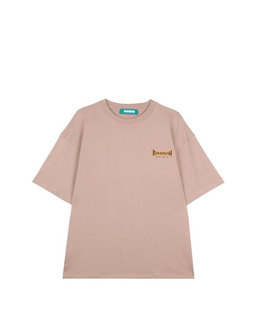 Barrow メンズ ピンク Jewel Edition Tシャツ 【公式通販】