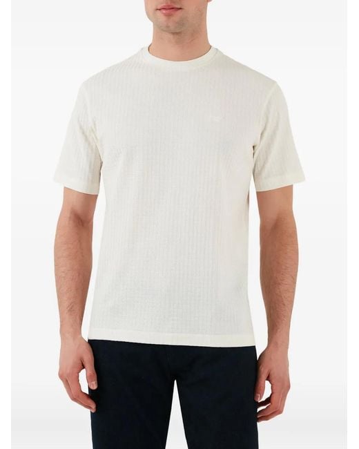 Emporio Armani White Short-Sleeves T-Shirt for men