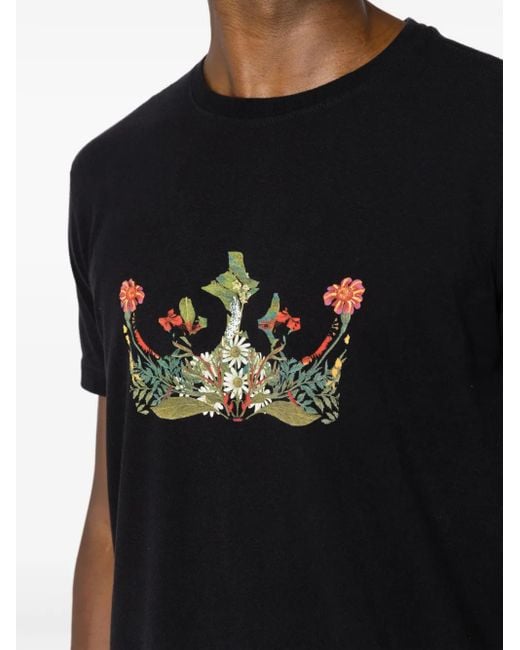 Osklen T-Shirt Mit Grafischem Print in Black für Herren