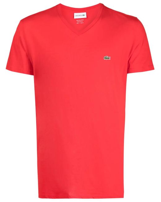 Lacoste Logo-Embroidered Cotton T-Shirt for men