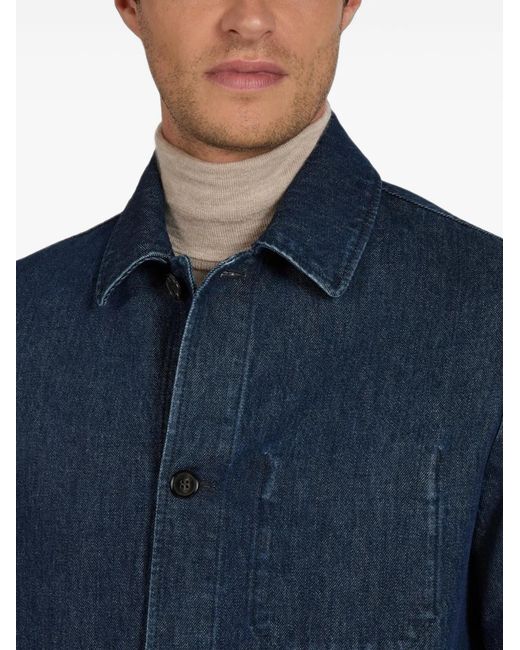 Slowear Blue Veste Incotex Division En Jean for men