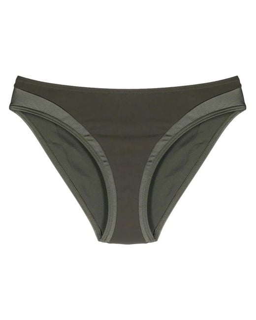 Marlies Dekkers Gray Stretch-Design Bikini Bottoms
