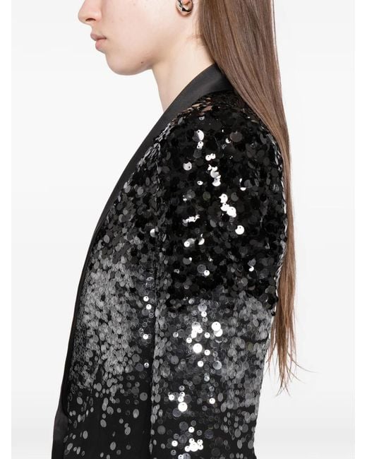 Karl Lagerfeld Black Karl Studio Degrade Blazer