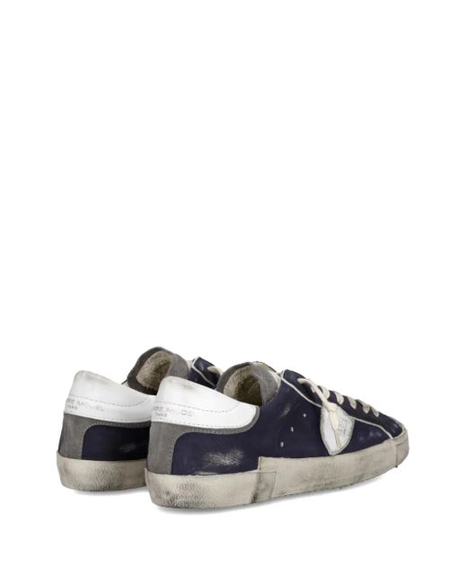 Philippe Model Blue Prsx Low Sneakers for men