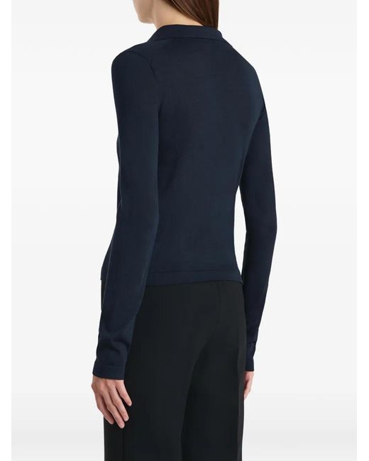 Khaite Blue Top Mikel