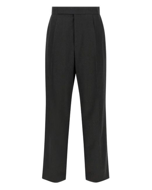 Fear Of God Black Logo-Patch Trousers for men