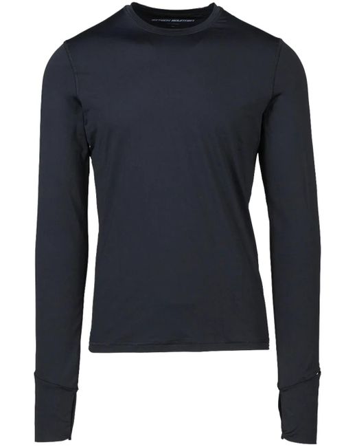 Aztech Mountain Blue Logo-Print Ski T-Shirt for men