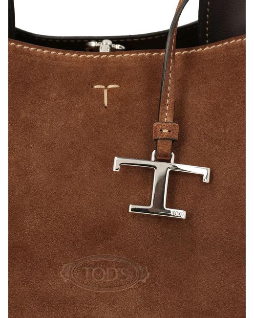 Tod's Brown Apa Bauletto Zip Piccolo
