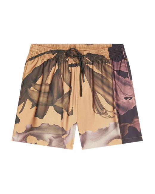 Short De Bain À Fleurs Dries Van Noten pour homme en coloris Natural