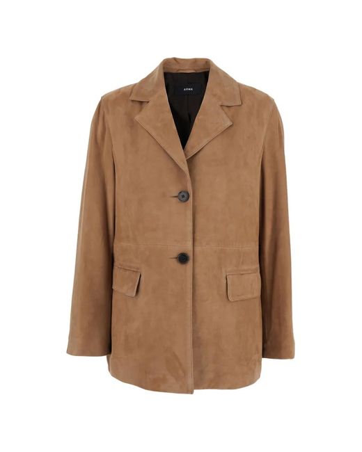 Arma Brown Jolie Suede Jacket