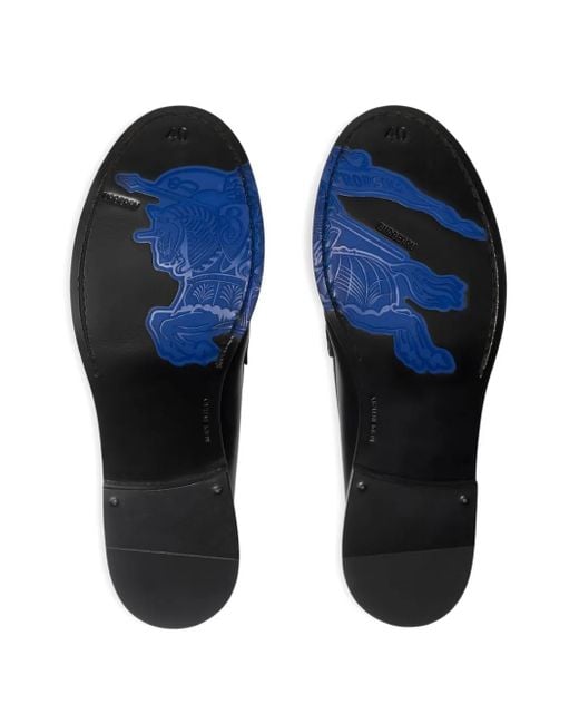 Burberry Black Cadet Leather Loafers
