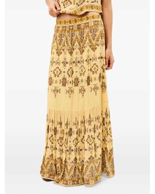 Gonna Lunga Zaya di Ba&sh in Metallic
