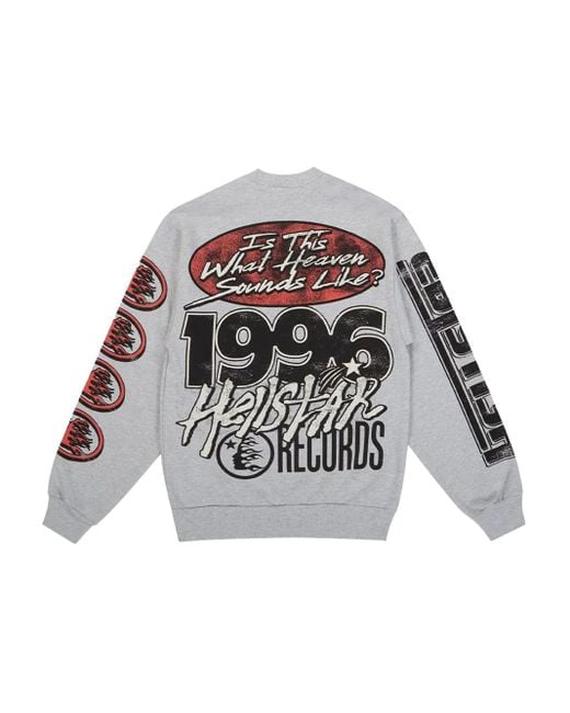 HELLSTAR White Records Sweatshirt for men