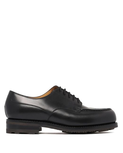J.M. Weston Black Leather Derby Shoes for men