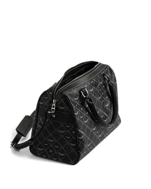 Zadig & Voltaire Black Sunny Medium Vibe Monogram Bag